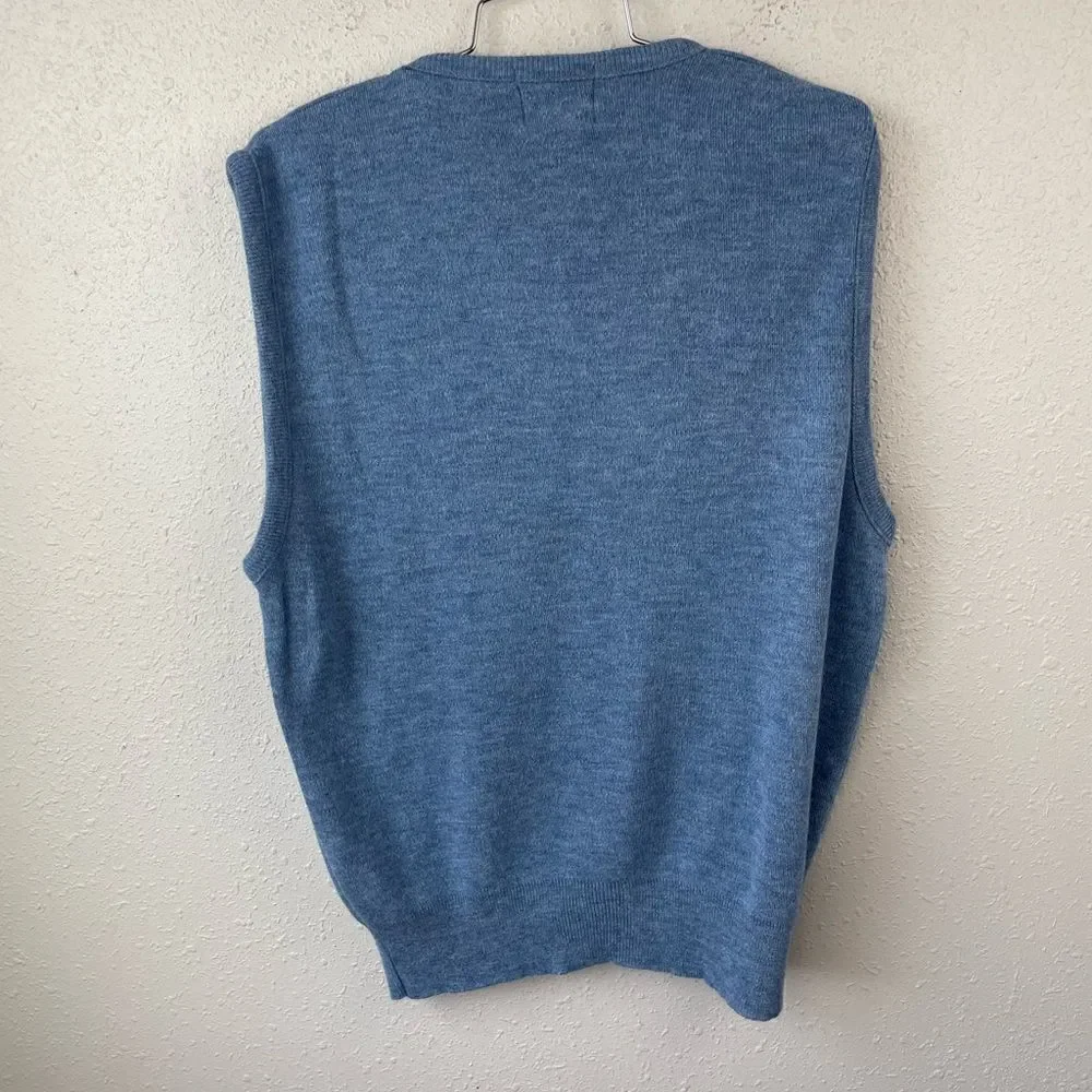 Editions by Van Heusen Sleeveless V-Neck Sweater Size L EUC